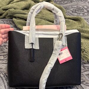 Kate Spade Black Tote HandBag/shoulder Strap included/Original packaging